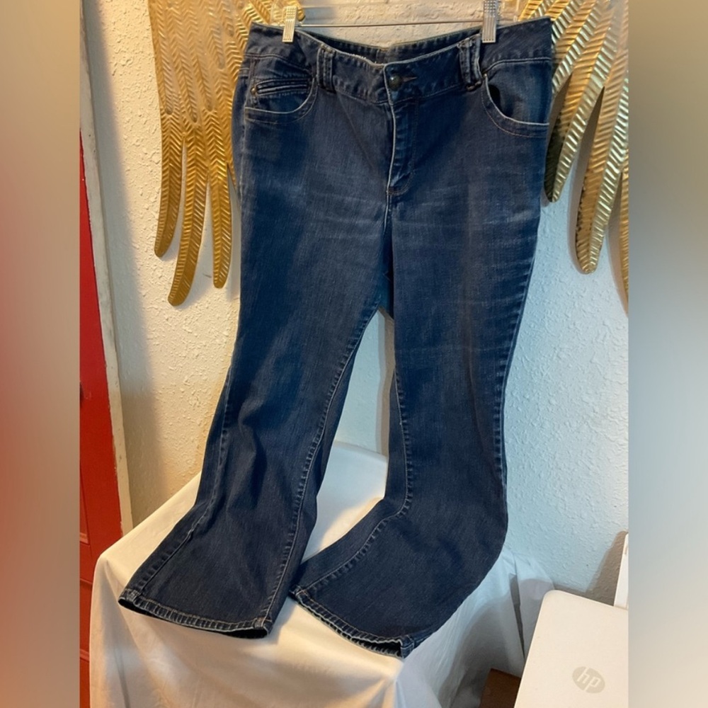 Lane Bryant distinctly boot dark wash jeans 20 petite